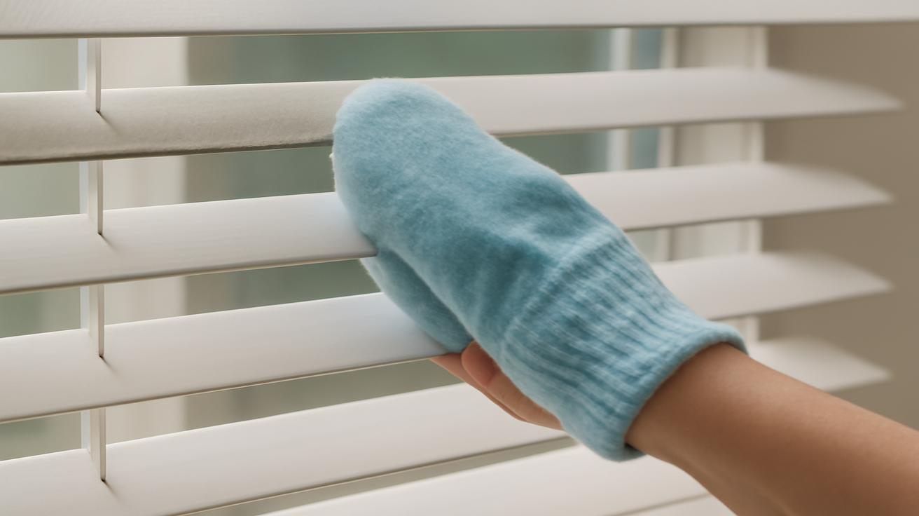 One Sock, Spotless Blinds