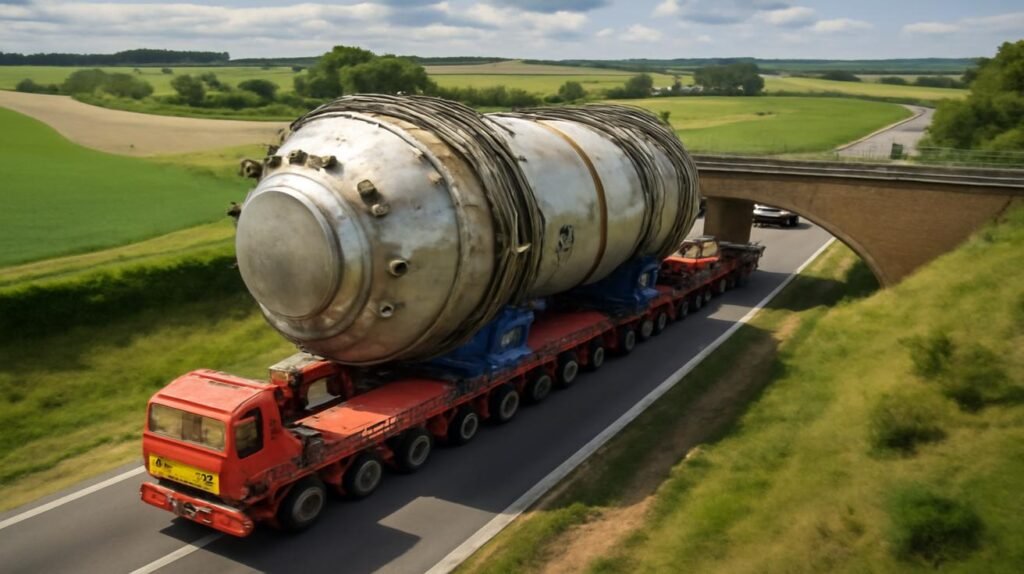France Delivers 500 Ton Steel Giant
