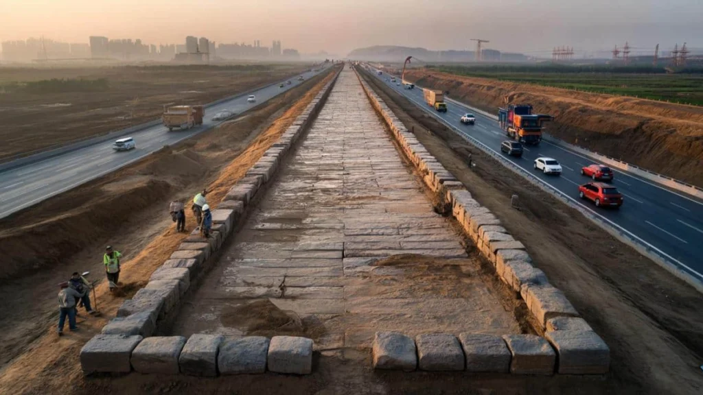 Ancient Han Dynasty Road Discovery